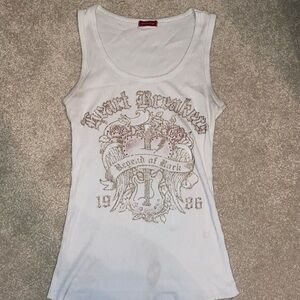 Vintage entrancy tank top
